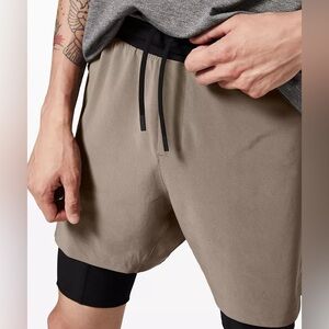 Lululemon Diffract Run Short 6” Lined - Nomad